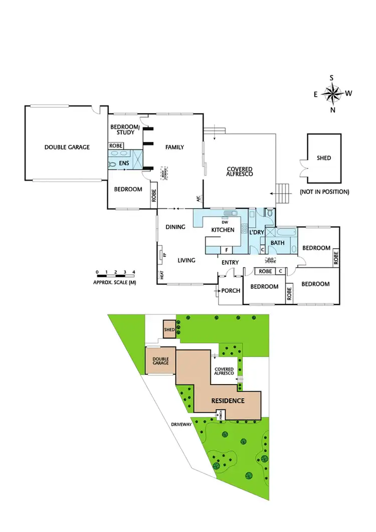 Floorplan of Homely house listing, 10 Edward Court, Croydon VIC 3136