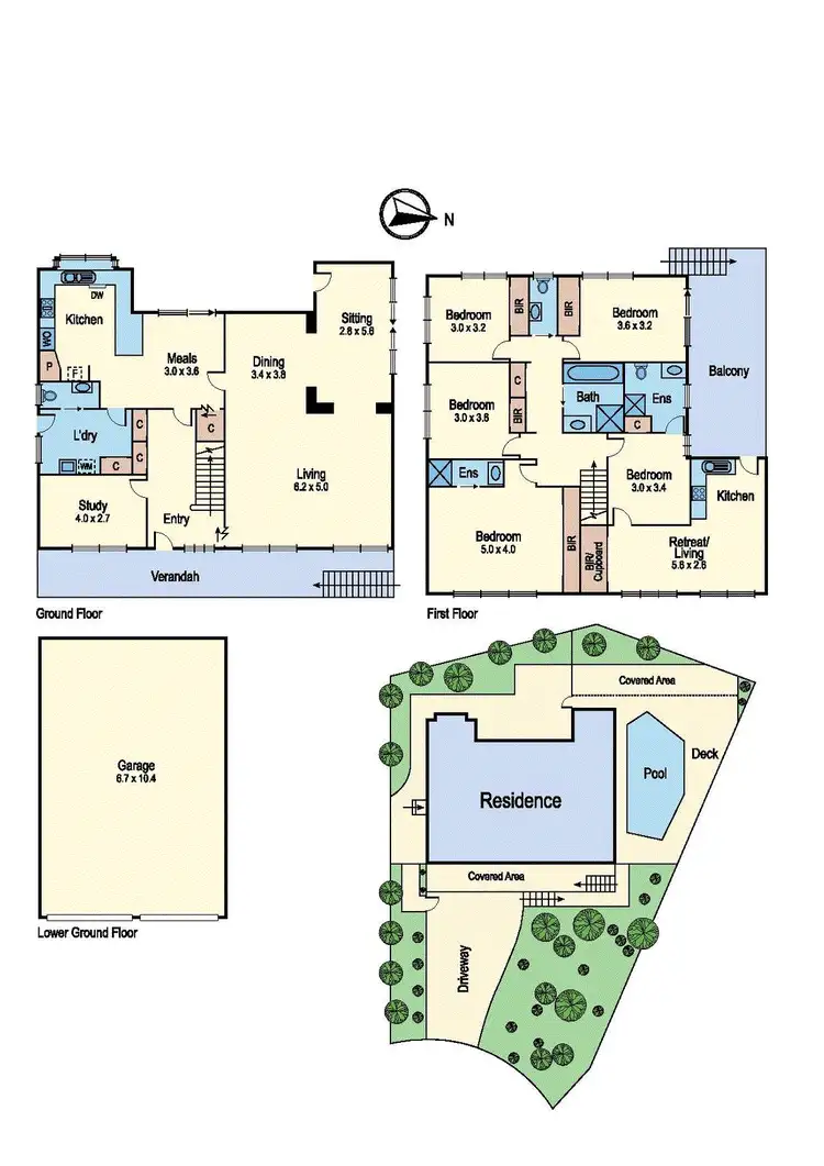 Floorplan of Homely house listing, 7 Kinta Close, Yallambie VIC 3085