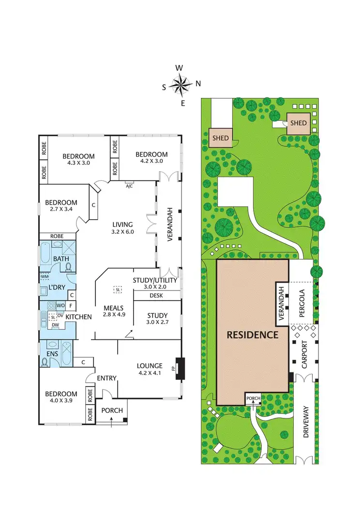 Floorplan of Homely house listing, 13 Patrick Street, Box Hill North VIC 3129