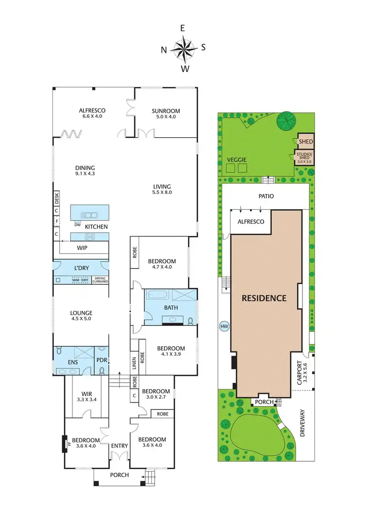 Floorplan of Homely house listing, 1 Thomas Street, Mitcham VIC 3132
