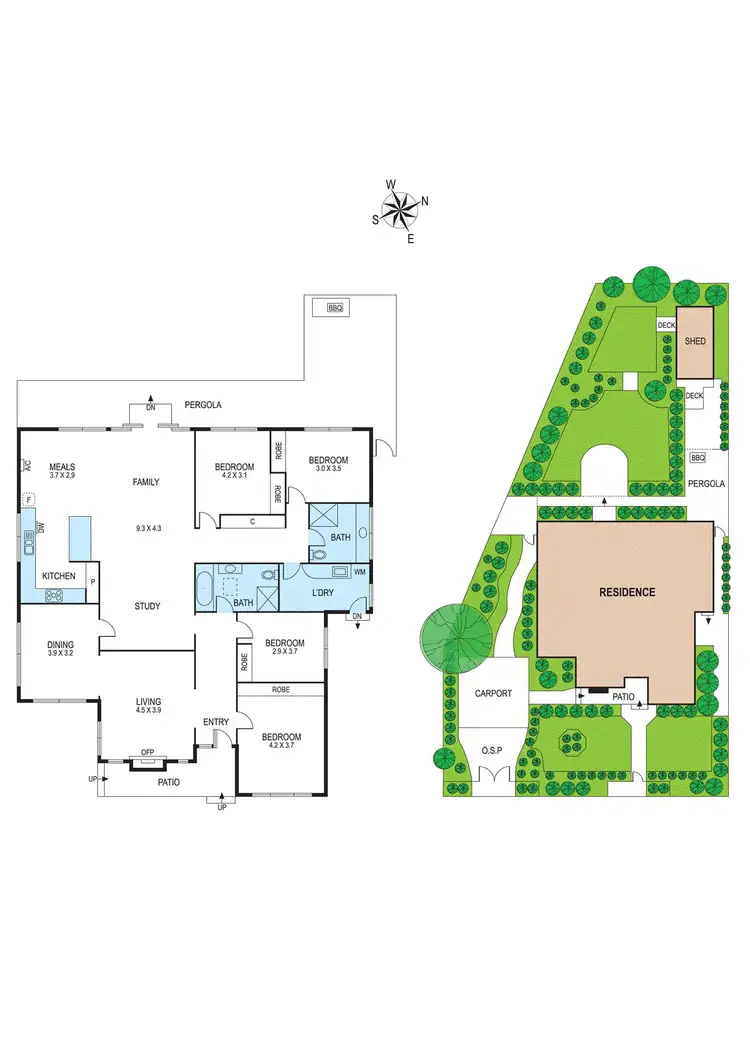 Floorplan of Homely house listing, 23 Sunnyside Grove, Bentleigh VIC 3204