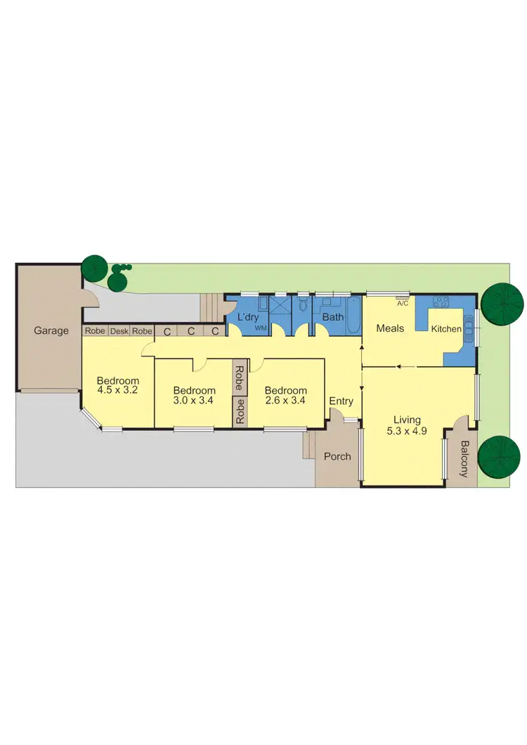 Floorplan of Homely unit listing, 3/21 Anderson Street, Caulfield VIC 3162