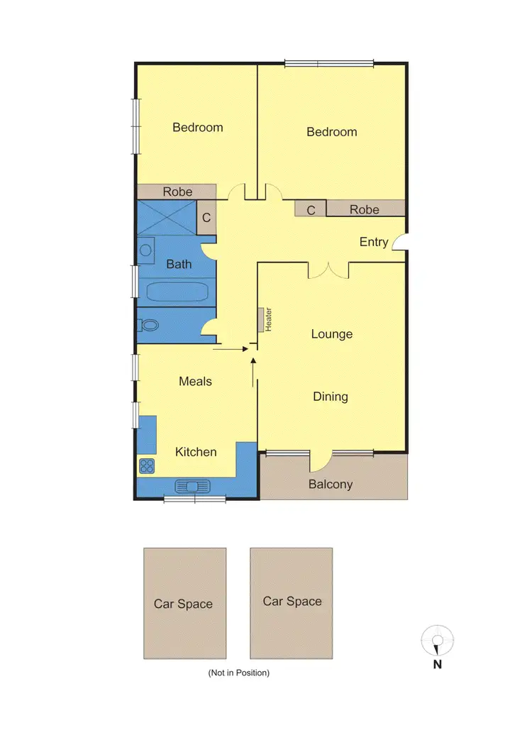Floorplan of Homely apartment listing, 5/999 Burke Road, Camberwell VIC 3124