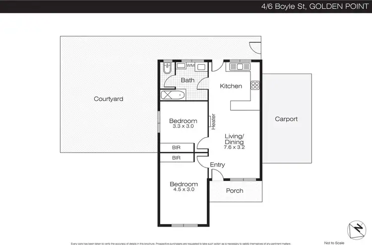 Floorplan of Homely house listing, 4/6 Boyle Street, Golden Point VIC 3350