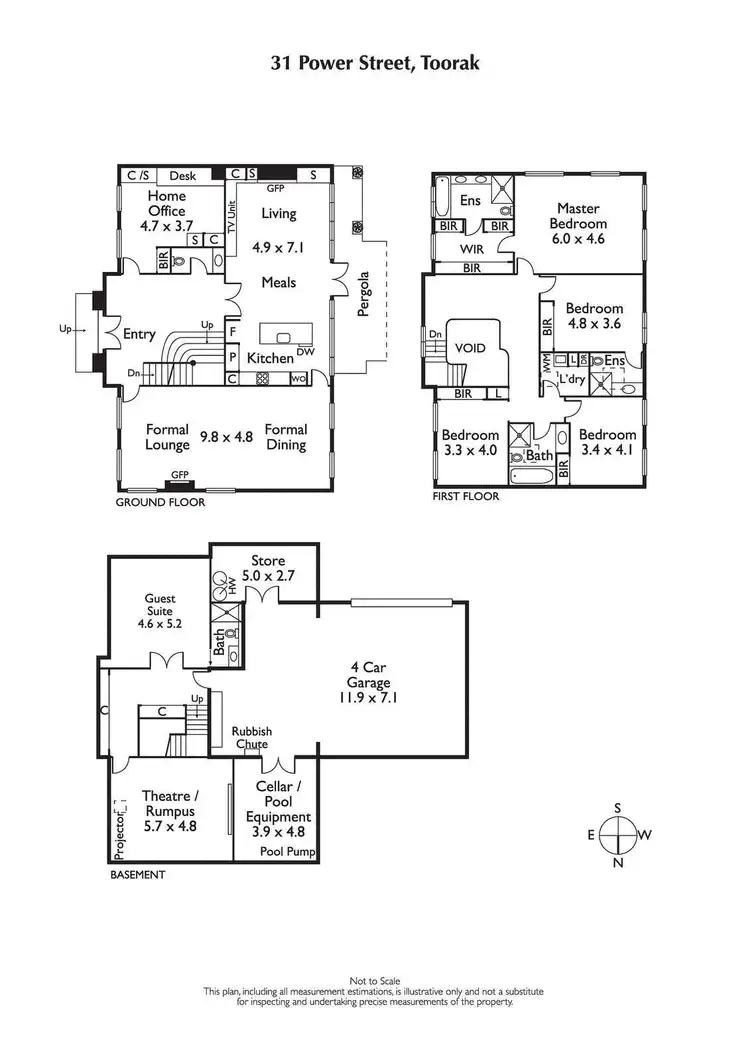 Floorplan of Homely house listing, 31 Power Street, Toorak VIC 3142