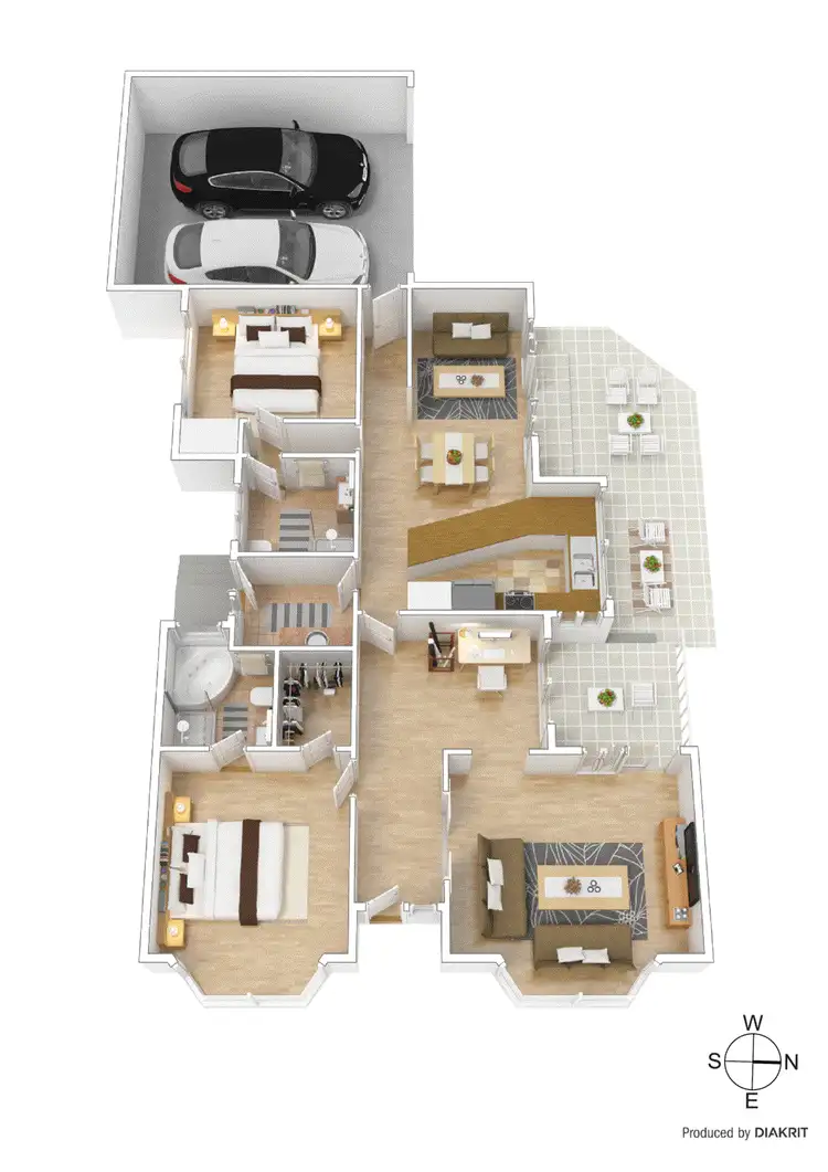 Floorplan of Homely unit listing, 1/45 Sunhill Road, Mount Waverley VIC 3149