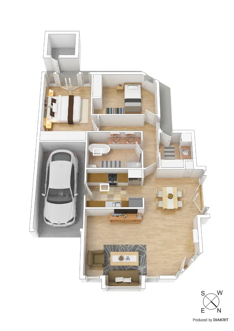 Floorplan of Homely unit listing, 1/130 Melbourne Road, Williamstown VIC 3016