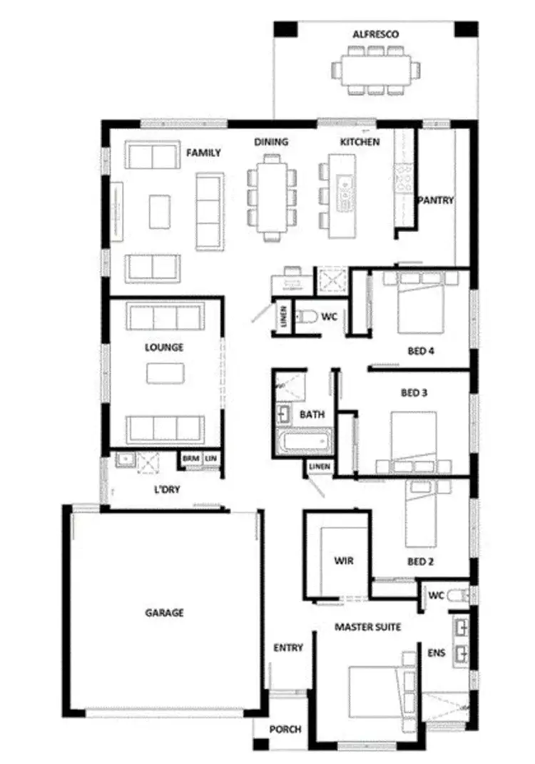 Floorplan of Homely house listing, 56 Kilkenny Drive, Alfredton VIC 3350