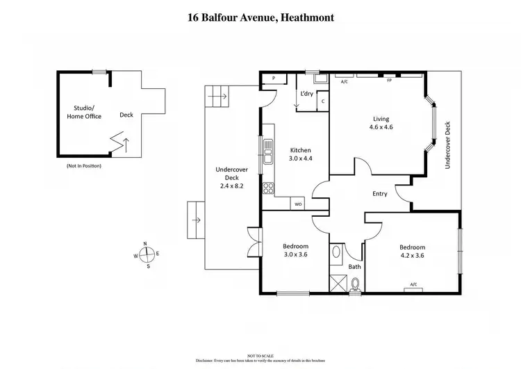 Floorplan of Homely house listing, 16 Balfour Avenue, Heathmont VIC 3135