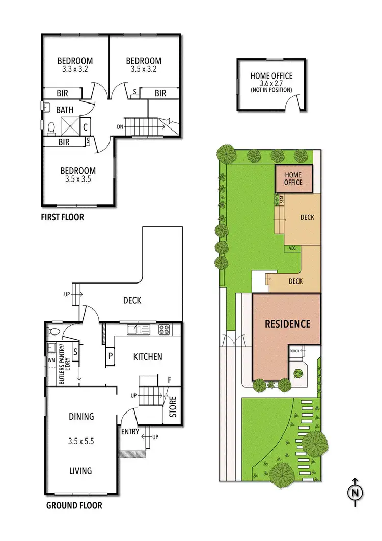 Floorplan of Homely house listing, 40 Wingate Avenue, Ascot Vale VIC 3032