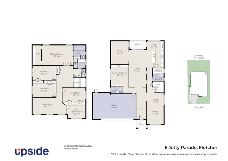 Floorplan of Homely house listing, 6 Jetty Parade, Fletcher NSW 2287