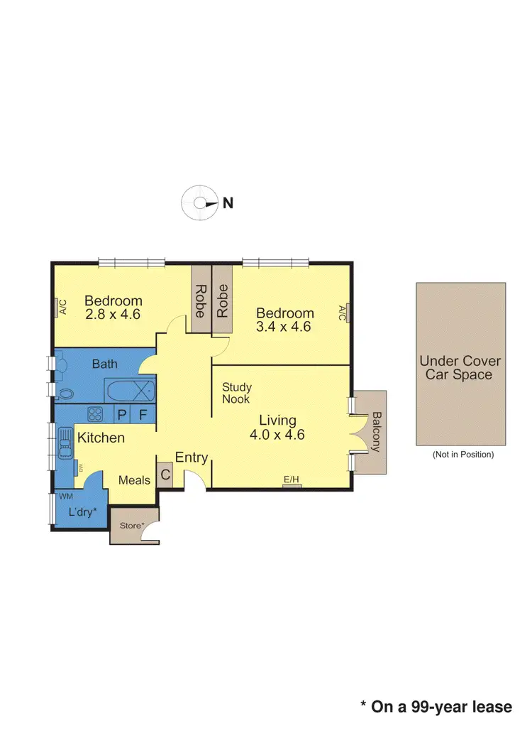 Floorplan of Homely apartment listing, 3/27 Glen Street, Hawthorn VIC 3122