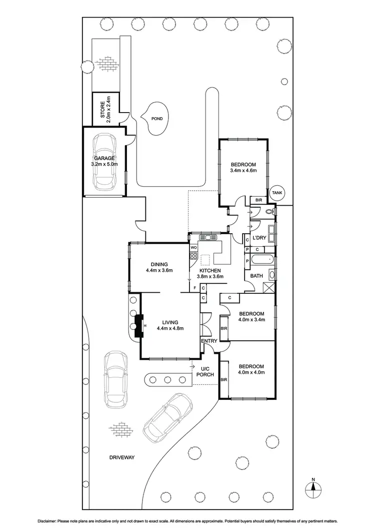 Floorplan of Homely house listing, 23 Buckingham Avenue, Bentleigh VIC 3204