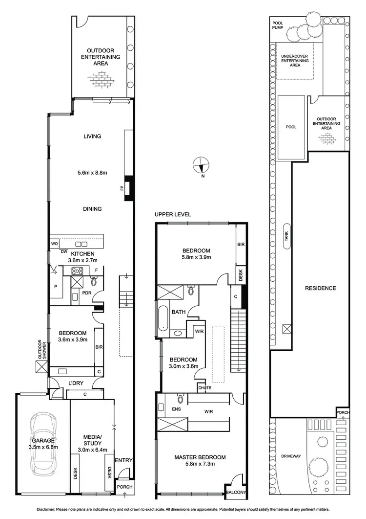 Floorplan of Homely townhouse listing, 38B Barrington Street, Bentleigh East VIC 3165