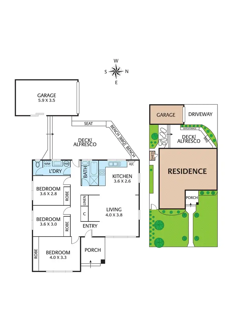 Floorplan of Homely house listing, 1/18 Betula Avenue, Nunawading VIC 3131
