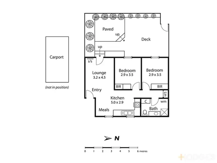 Floorplan of Homely unit listing, 5/5 Bourke Street, Mentone VIC 3194