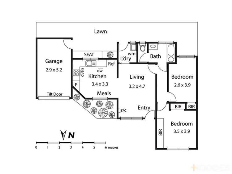 Floorplan of Homely unit listing, 7/20 Warrigal Road, Parkdale VIC 3195