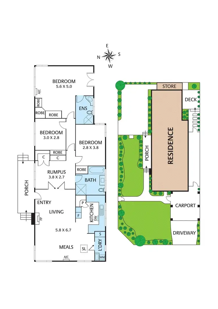 Floorplan of Homely house listing, 43 Maple Street, Blackburn VIC 3130