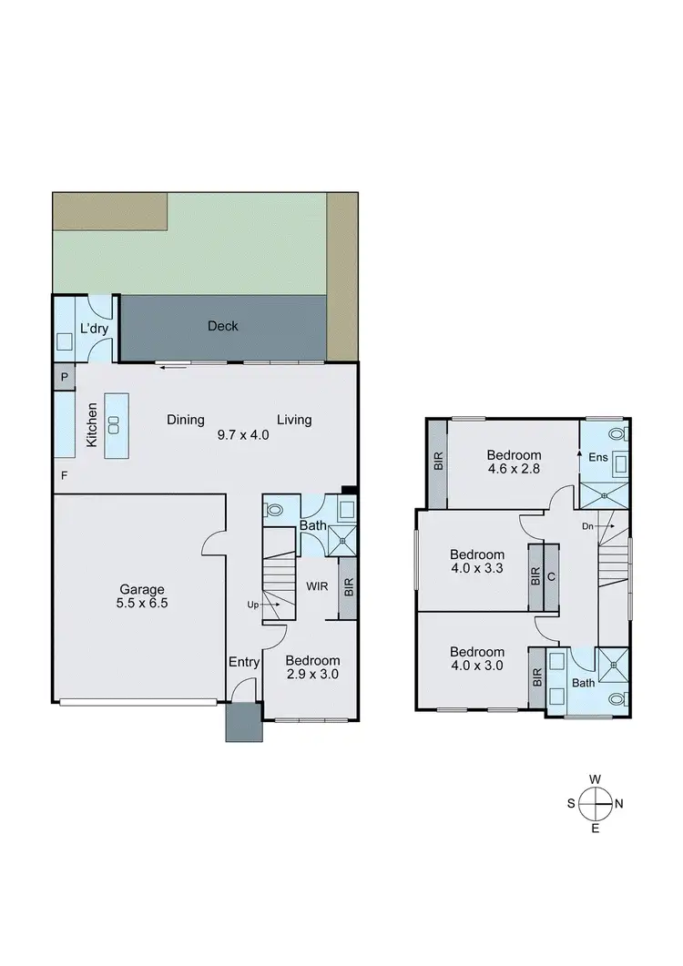 Floorplan of Homely townhouse listing, 3/8-10 Mccubbin Street, Burwood VIC 3125