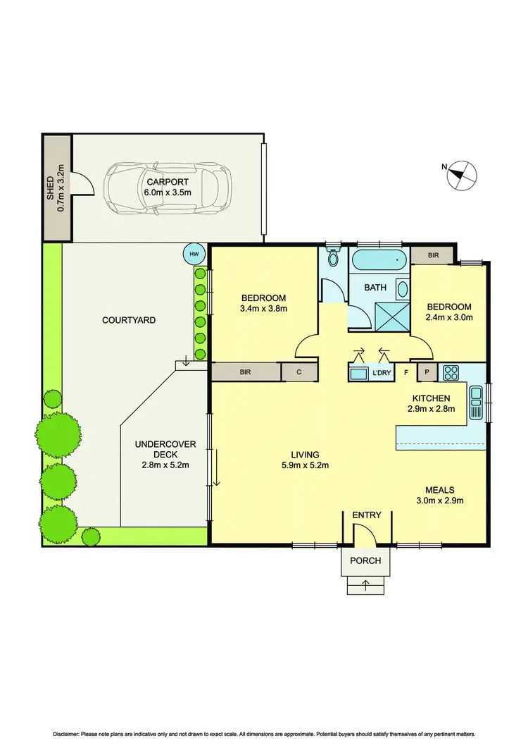 Floorplan of Homely unit listing, 1/273-275 Colchester Road, Kilsyth South VIC 3137