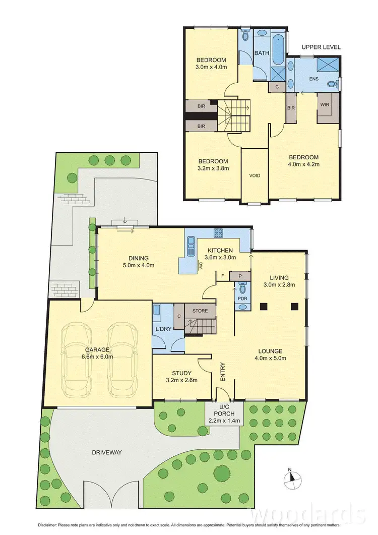 Floorplan of Homely townhouse listing, 1/4 Joseph Street, Templestowe Lower VIC 3107