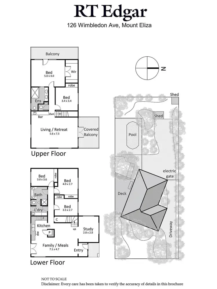 Floorplan of Homely house listing, 126 Wimbledon Avenue, Mount Eliza VIC 3930