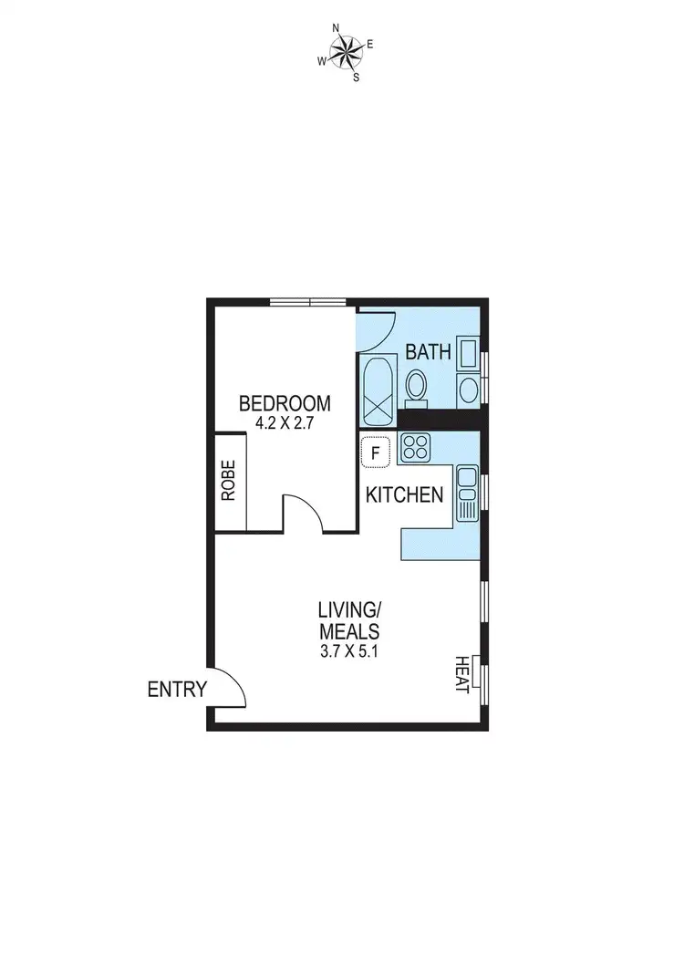 Floorplan of Homely apartment listing, 14/8 Wahroongaa Crescent, Murrumbeena VIC 3163