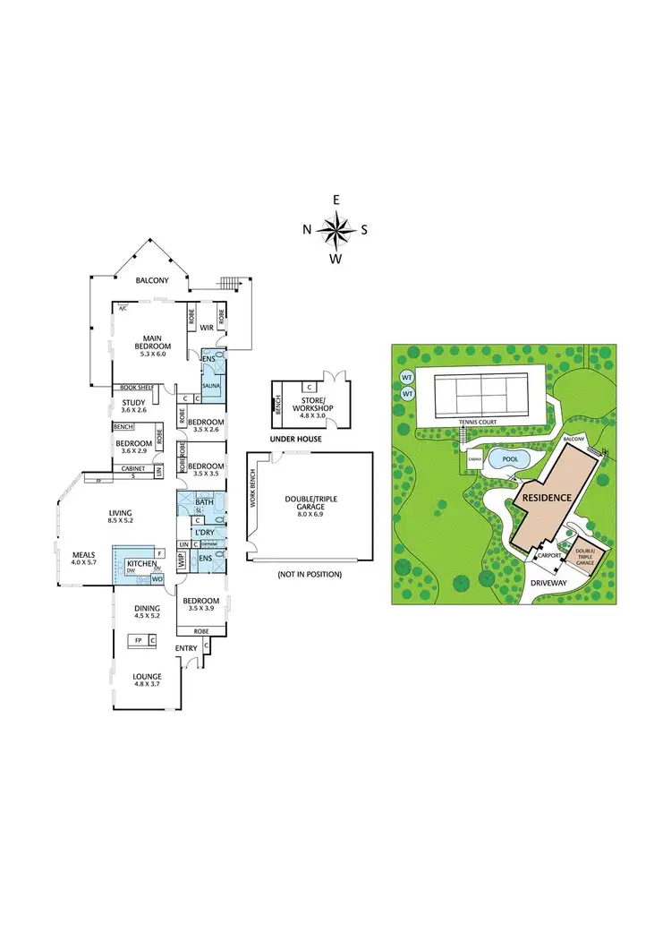 Floorplan of Homely house listing, 15 Anglemere Crescent, Donvale VIC 3111
