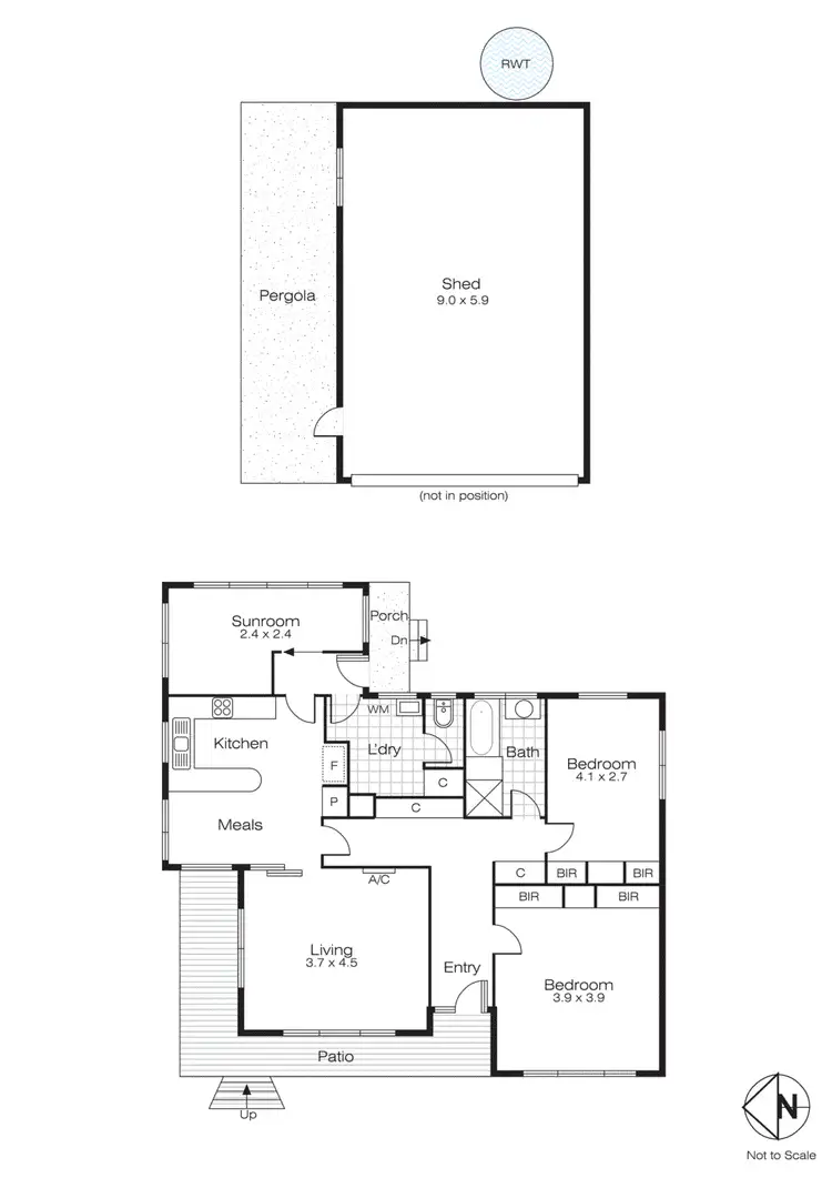 Floorplan of Homely house listing, 10 Lavinia Drive, Ballarat North VIC 3350