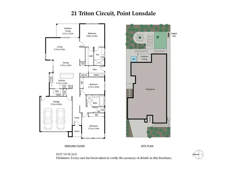 Floorplan of Homely house listing, 21 Triton Circuit, Point Lonsdale VIC 3225