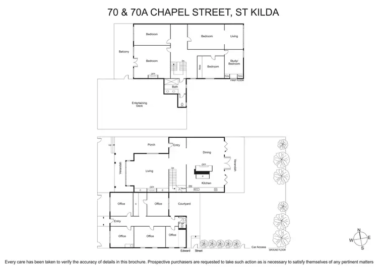 Floorplan of Homely house listing, 70 & 70a Chapel Street, St Kilda VIC 3182