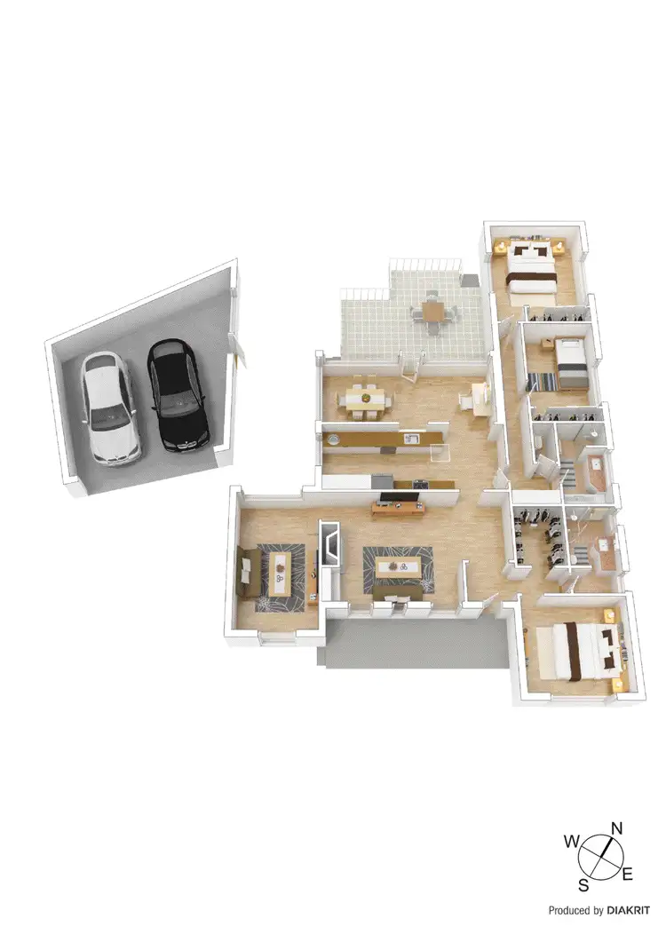 Floorplan of Homely house listing, 3 Dalpura Court, Notting Hill VIC 3168