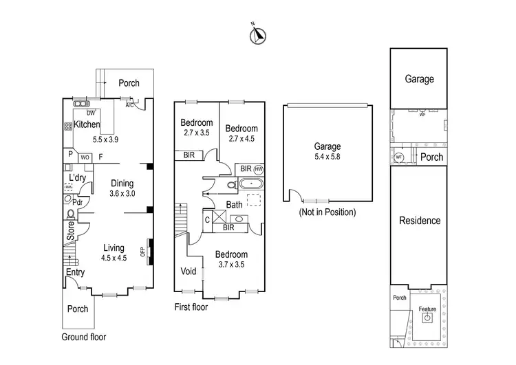 Floorplan of Homely townhouse listing, 7/12-16 Jika Street, Heidelberg VIC 3084