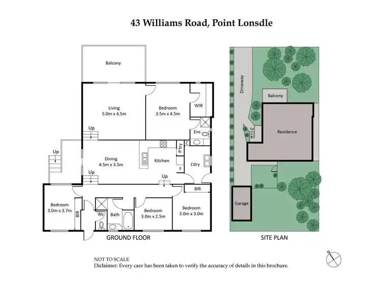 Floorplan of Homely house listing, 43 Williams Road, Point Lonsdale VIC 3225