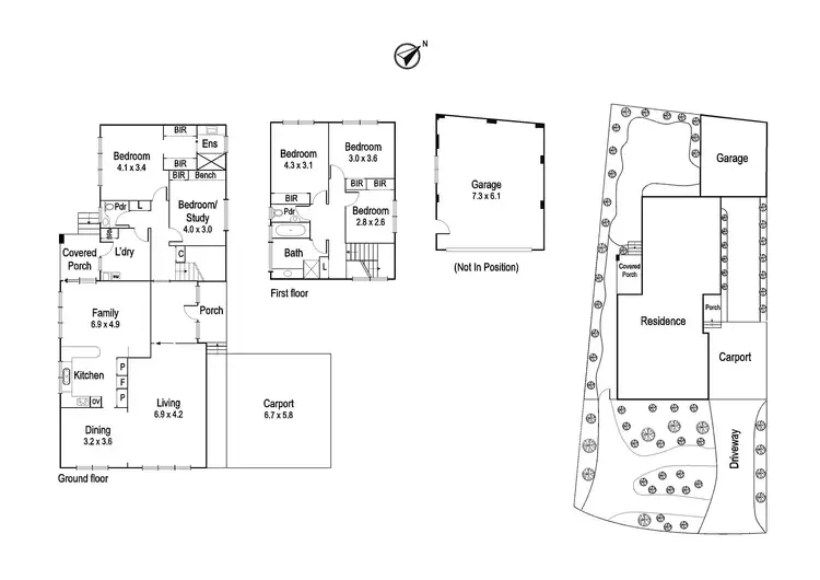 Floorplan of Homely house listing, 9 Hartley Court, Rosanna VIC 3084