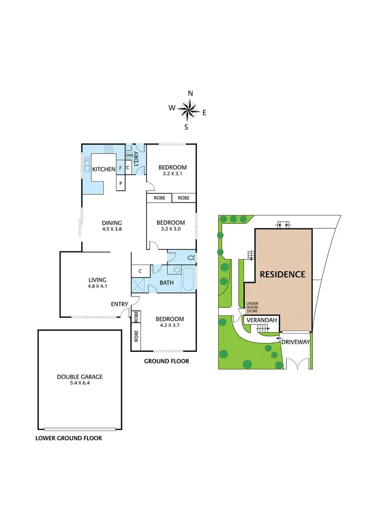 Floorplan of Homely house listing, 39 York Street, Eltham VIC 3095