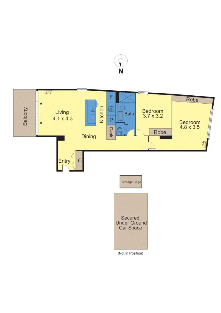 Floorplan of Homely apartment listing, 108/6 Butler Street, Camberwell VIC 3124