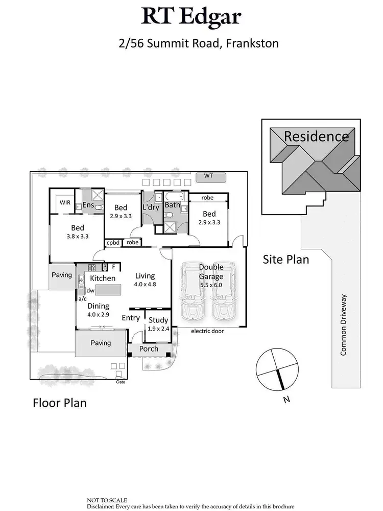 Floorplan of Homely unit listing, 2/56 Summit Road, Frankston VIC 3199