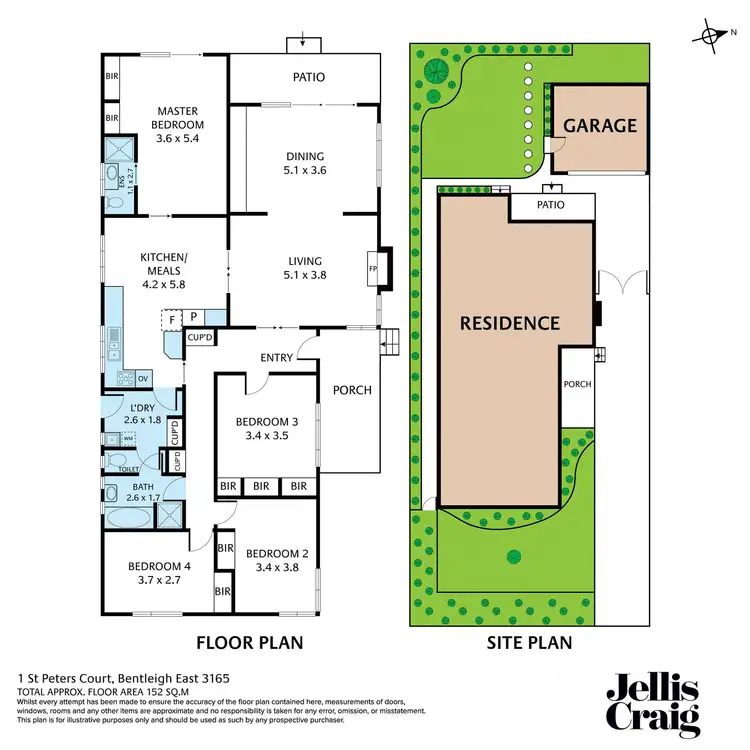 Floorplan of Homely house listing, 1 St Peters Court, Bentleigh East VIC 3165