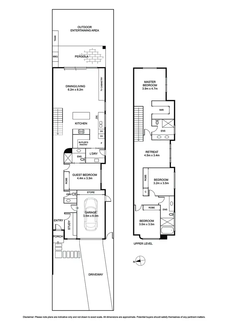 Floorplan of Homely townhouse listing, 4a Wilma Street, Bentleigh VIC 3204