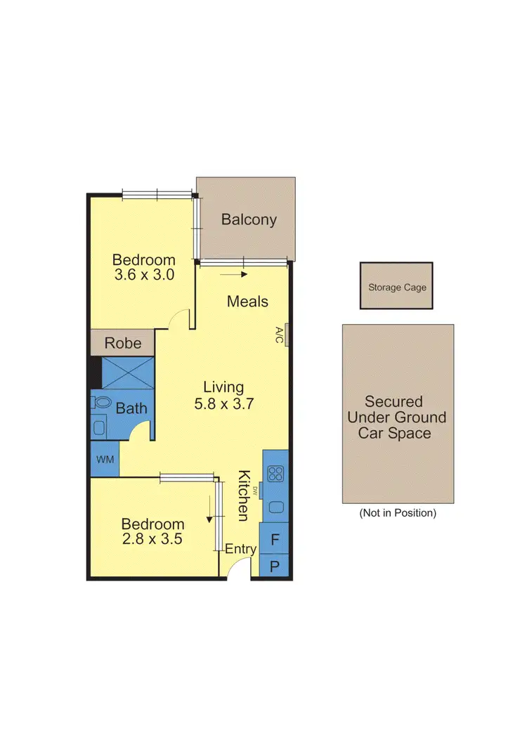 Floorplan of Homely apartment listing, 310/58 Kambrook Road, Caulfield North VIC 3161