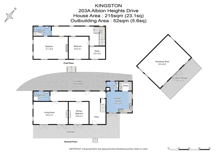 Floorplan of Homely house listing, 203A Albion Heights Drive, Kingston TAS 7050
