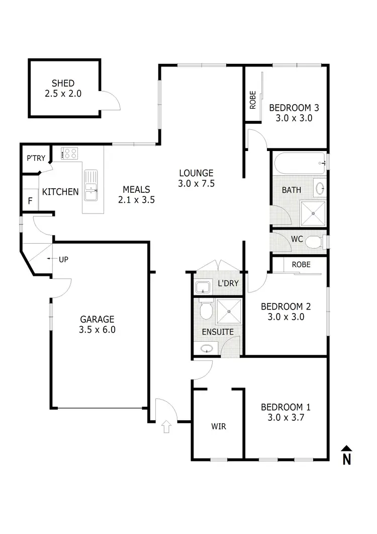 Floorplan of Homely house listing, 30 Telopea Ave, Wallan VIC 3756