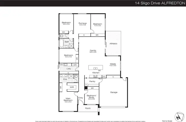 Floorplan of Homely house listing, 14 Sligo Street, Alfredton VIC 3350