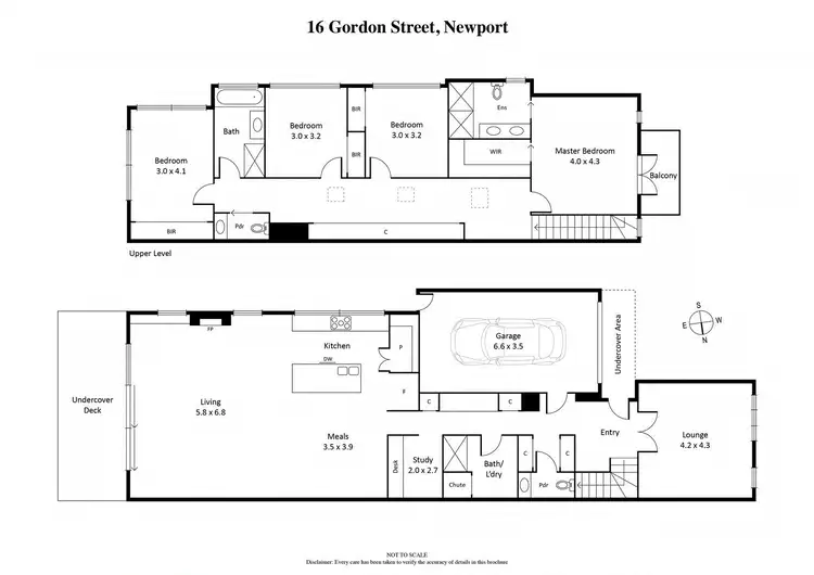 Floorplan of Homely house listing, 16 Gordon Street, Newport VIC 3015