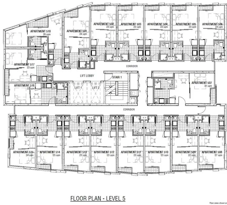 Floorplan of Homely apartment listing, 504/131 Pelham Street, Carlton VIC 3053