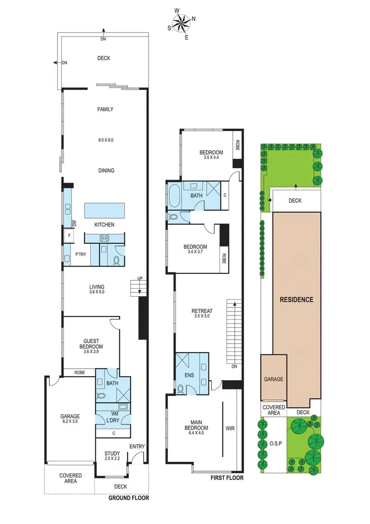 Floorplan of Homely townhouse listing, 3a Curdies Street, Bentleigh East VIC 3165