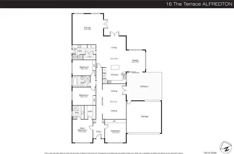 Floorplan of Homely house listing, 16 The Terrace, Alfredton VIC 3350