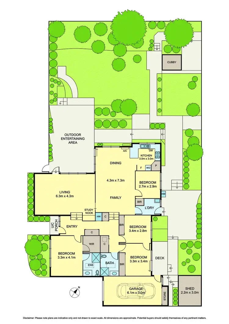 Floorplan of Homely townhouse listing, 4/39 Orchard Crescent, Mont Albert North VIC 3129