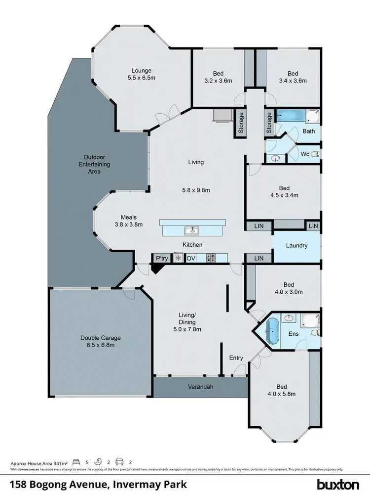 Floorplan of Homely house listing, 158 Bogong Avenue, Invermay Park VIC 3350